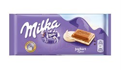 Milka Joghurt плитка шоколада милка с йогуртом 100 гр