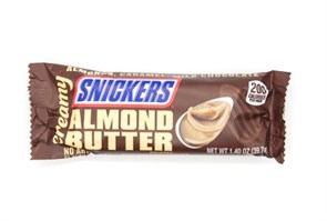 Snickers Creamy Almond Butter околадный батончик миндальный крем 39,7г