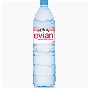 Evian вода негазированная 1500 мл