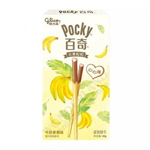 Glico Pocky хлебные палочки со вкусом мороженого и банана 45 гр.