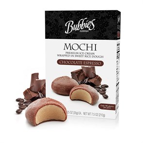 Bubbies Mochi Ice Creame моти-мороженное шоколад эспрессо