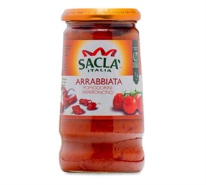 Sacla соус "Аррабиата" с цельными томатами черри и перцем чили 350 гр