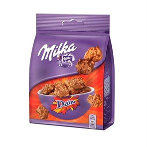 Milka Daim шоколад с солёной карамелью 145 гр