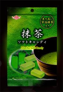 ABE SEIKA Matcha Soft Candy мягкая карамель с зеленым чаем 65 гр