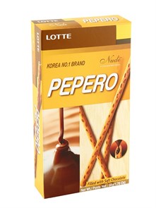 Lotte Pepero Filled Chocolate соломка с шоколадной начинкой 50 гр