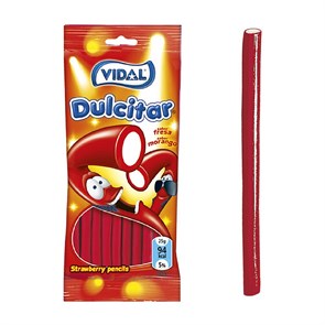 Vidal Sour Strawberry Pencils мармелад жевательный стикси карандаш клубника кислый 100 гр
