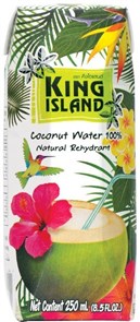 King Island кокосовая вода без сахара 100%250 мл