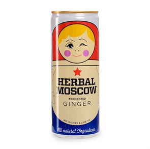 Лимонад Матрешка Herbal Moscow Ginger напиток газированный 0,33 л