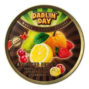 Darlin Day карамель леденцовая вкус груши,вишни,клубники 90 гр
