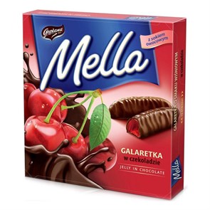 Goplana Mella мармелад в шоколаде вишня 190 гр