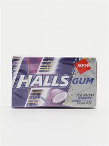 Halls gum blueberry жевательная резинка с голубикой 18 гр.