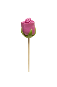 Карамель леденцовая Роза мини (темно-розовая) вишня 30 гр