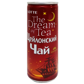Lotte цейлонский чай напиток негазированный 240 мл