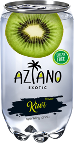 Aziano Kiwi Sparkling Drink газированный напиток со вкусом киви 350 мл