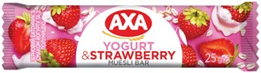 Зерновой батончик Axa йогурт и клубника  25 грамм