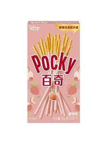 Glico Pocky Squeeze - Peach Flavour полочки печенье шоколад с перс
