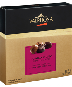 Valrhona PARIS ассорти из 16 шоколадных конфет 165 гр