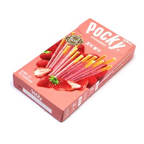 Glico Pocky Strawberry хлебные палочки с клубничным вкусом 41 гр