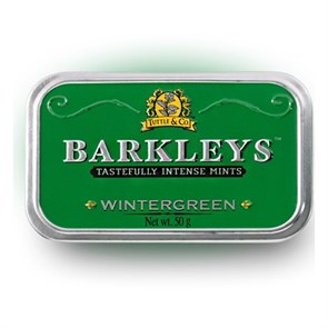 Barkleys Wintergreen леденцы мятные 50 гр