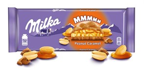 {{photo.Alt || photo.Description || 'MIlka Peanut Caramel шоколада с арахисом и карамелью 300 гр'}}