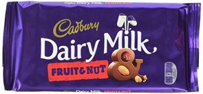 Cadbury Dairy Milk Fruit and Nut печенье 200 гр