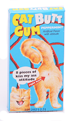 Blue Q Gum "CAT BUTTS" жевательная резинка