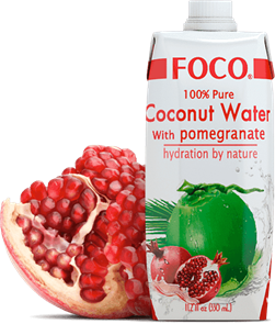 FOCO кокосовая вода гранат 330 мл