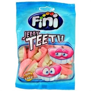 Fini Jelli Teeth мармелад жев Зубы 90 гр