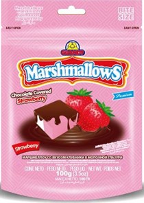 Guandy Marshmallows зефир маршмелоу клубничный 100 гр