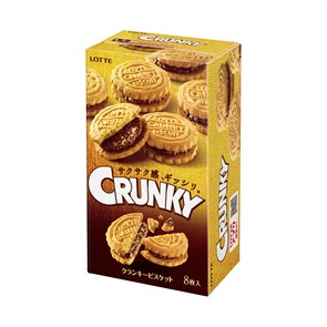 Lotte Crunky Biscuit бисквит с хрустящим шоколадом 88 гр