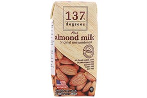 137 Degrees Almond Milk миндальное молоко без сахара 180 мл