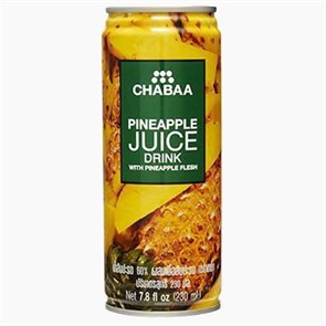 Chabaa Pineapple Juice напиток сокосодержащий со вкусом ананаса 180 мл