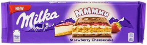 Milka Strawberry Cheesecake милка плитка шоколада 300 гр 683724 - фото 41177