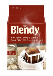 Agf Blendy Mocha японский кофе молотый дрип пакеты 56 гр