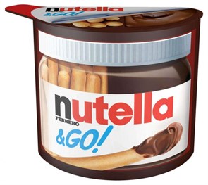 Nutella GO шоколадная паста с хлебными палочками 52 гр