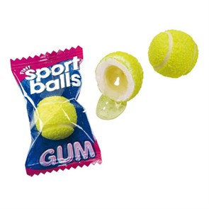 Fini Sport Balls жев.резинка "Теннисные мячики" с начинкой лимон-лайм 5гр