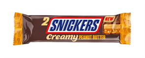 Snickers Creamy Peanut Butter шоколадный батончик с арахисовым маслом 37 гр