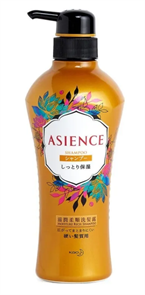 КAO Asience Увлажняющий шампунь для волос с Медом и Протеином Жемчуга с цветочным ароматом 450 мл