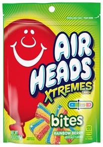 Airheads Bites Rainbow Berry жевательная конфета 57гр