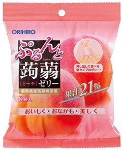 Orihiro желе конняку со вкусом персика 120 гр