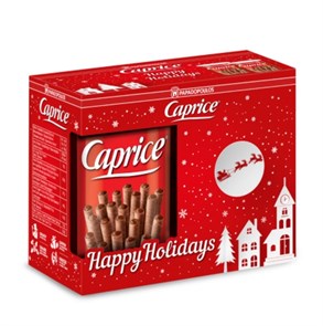 Caprice Happy Holidays вафли венские с фундуком и шоколадным кремом (новогодняя упаковка) 2х250 гр 110624 - фото 41751