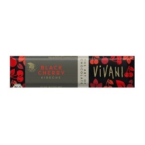 Vivani Black Cherry шоколад органик горький с вишней 35 гр