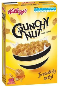 Kellogg's Crunchy Nut хлопья хрустящие ореховые 375 гр