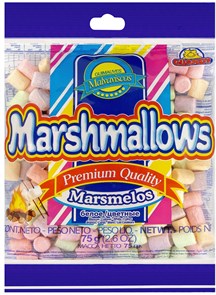 Guandy Marshmallows зефир маршмелоу Мини цветной фруктовый 75 гр
