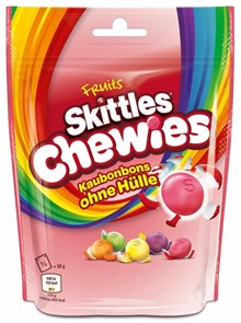 Skittles Chewies жевательные конфеты фруктовые 152 гр