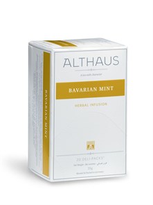 Althaus Bavarian Mint напиток чайный из мяты пакетированный 20 пакетиков