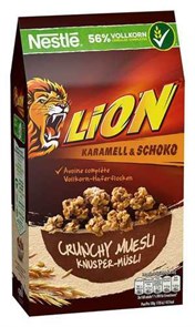 Nestle Lion Musli Caramel&Chocolate мюсли 420г