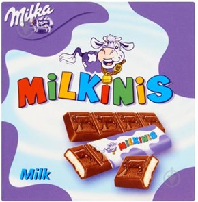 Milka Milkinis шоколад с молочной начинкой 47 гр