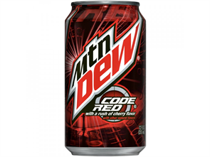 Mtn dew code red напиток газированный 330 мл