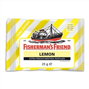 Fisherman's Friend Lemon мятные леденцы со вкусом лимона 25 гр.